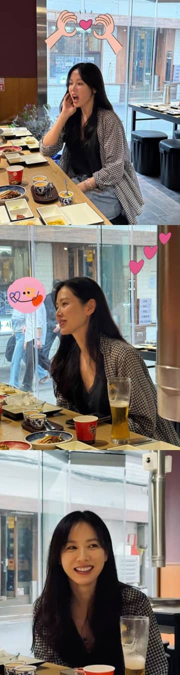 『愛の不時着』ソン・イェジン、カップラーメン＆生ビールでほろ酔い？優雅なランチSHOT【PHOTO】