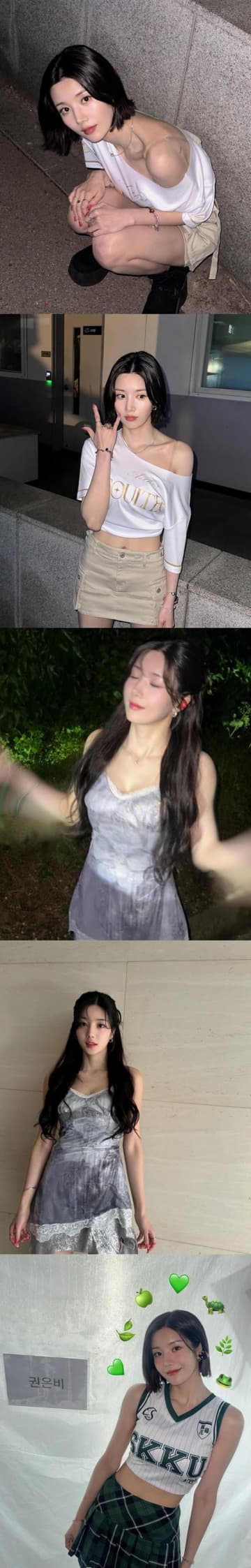 “ずぶ濡れフェス”に続き学園祭でも無双！“学園祭の女神”クォン・ウンビの大学別コーデ【PHOTO】