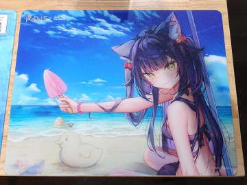 「ふもコレSeasons × 夜よいち Dream Gamer ガラスマウスパッド 25夏」の予約スタート アクリルブロックもあり