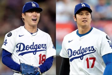 「ユーモアも一流かよ…」大谷翔平が“愛あるイジリ”を炸裂！ 山本由伸の“絶叫ショット”に話題沸騰「笑いながら泣いた」