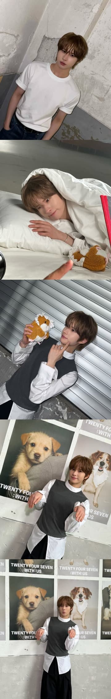 TWS・ギョンミン、“子犬感”満載ショット公開！マンネの可愛さにファンメロメロ【PHOTO】