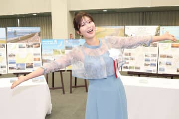 自転車アンバサダー・稲村亜美　笑顔で自転車の活用呼びかける「四季折々の景色も楽しんで」