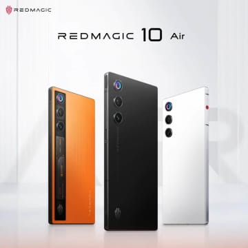 手になじむデザインのゲーミングスマホ「REDMAGIC 10 Air」　薄型軽量