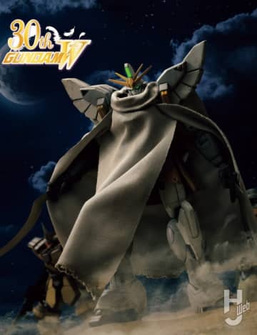 「HGガンダムサンドロック」をディテールアップ！EW版を参考にしたビームコーティングマントはメガネ拭きで再現！？
