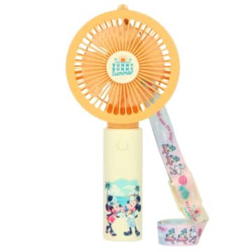 カラフルに光る手持ち扇風機 夏の東京ディズニーリゾートで発売