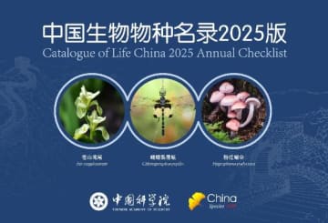 「中国生物種リスト2025年版」が発表、初めてトンボとミミズを収録