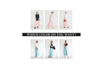 定番色のトップス全般に似合う「キレイな色のスカート」ふつうなのに地味に見えない「着回し方」