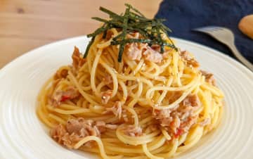 食べる手が止まらない！「ツナ×ごま油」のやみつきパスタ