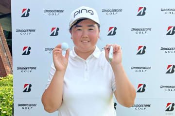 アマとしてツアー史上初の2回目ホールインワン 17歳の中嶋月葉「新しいiPhoneを買いたい」