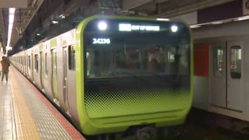 JR山手線外回りで運転見合わせ　パンタグラフの一部変形か