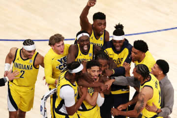 【NBA】ペイサーズが“０／970”、“勝率0.235％”の逆境を跳ね返す大逆転劇！敵地でニックスを下しシリーズ先勝＜DUNKSHOOT＞
