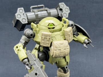 「30MM 1/144 bEXM-6 ラウンドノヴァI」レビュー主任務は惑星探査。丸っこいボディに短い手足の愛嬌あるエグザマクス