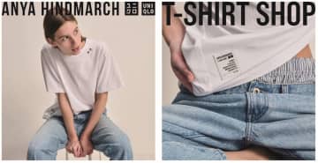 ユニクロ、夏の「アニヤ・ハインドマーチ」本日発売。Tシャツ/タンクトップ/大小ポーチ