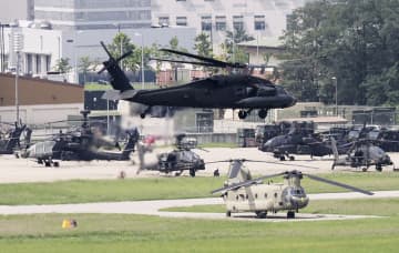 在韓米軍4500人撤収検討か　トランプ政権、グアムなどに移転