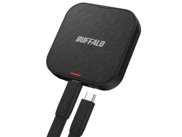 バッファロー、USB 3.2 Gen 2準拠のMagSafe対応ポータブルSSD　4K ProResのリアルタイム記録が可能