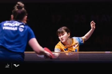 大藤沙月、躍動の21歳がクロアチア難敵に圧巻ストレート　日本勢ベスト8一番乗り、シングルスでもメダル決定戦へ【世界卓球2025】