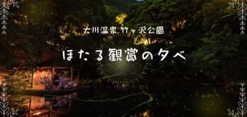 夜空と水面にホタルが舞う、癒しの10日間。伊豆・大川温泉で幻想の「ホタル観賞の夕べ」開催！