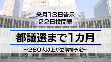 ＜首都決戦2025＞都議選まで1カ月　各党幹部「首都決戦」に思いは…