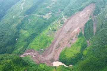 貴州省大方県で2件の土砂崩れ発生―中国