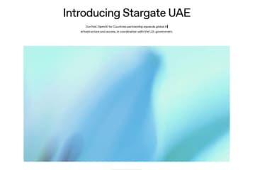 大規模AIインフラ投資「スターゲート」がUEAに展開　アブダビに巨大施設