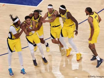 イースト決勝初戦を制したのはペイサーズ…第4Q残り約1分で9点差から延長に持ち込む