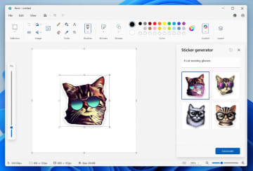ペイントとメモ帳をもっと便利にする生成AIの新機能。Windows 11 Insider向けに展開