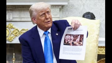 トランプ氏、南ア白人迫害の「証拠」に別の国の画像使用か