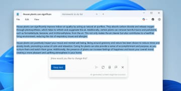 「メモ帳」の挿入テキストをAIに考えてもらう機能がCanary/Devチャネルでテスト開始／追加プロンプトで手直しも可能