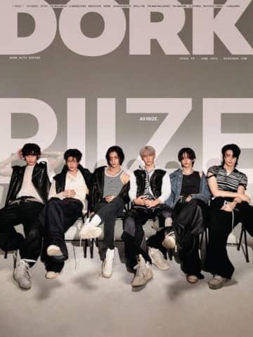 RIIZE、K-POP男性グループ初！英音楽誌『DORK』の表紙に抜擢“次世代リーダー”に世界が注目