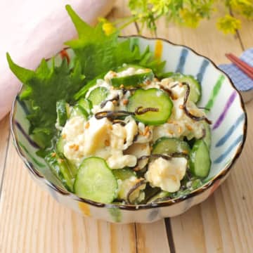 【きゅうりと豆腐の組み合わせ、コレ最高！】「箸休めにぴったり」「暑い日はこういうのがいい」和えるだけの簡単副菜レシピ
