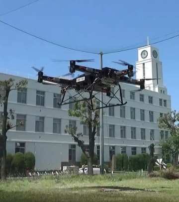 三菱重工とヤマハ発動機、ハイブリッドタイプ中型無人機の飛行試験を実施