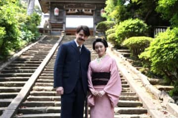 髙石あかり「ぜいたくな機会をいただけた」トミー・バストウ「みんなをトゥンクさせたい」連続テレビ小説「ばけばけ」松江ロケ取材会