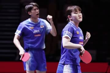 吉村・大藤の大吉ペア 金メダル王手！パリ銅の香港ペアを下して決勝進出【世界卓球】