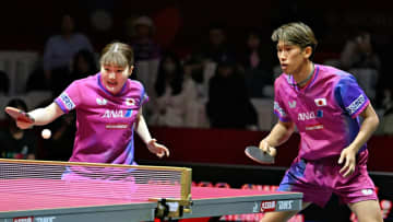 【卓球】吉村真晴・大藤沙月ペアが香港ペア破り決勝進出　「大藤さんとならできる」吉村は2度目の『金メダル』へ