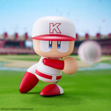 投げたり走ったり、ポーズを再現！『パワフルプロ野球』シリーズ“パワプロくん”が可動式のプライズフィギュアに