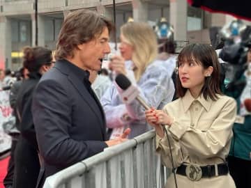 福本莉子、トム・クルーズにインタビュー！流ちょうな英語に「こんなにしゃべれんのか」「大したもんだ」の称賛