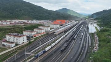 中国・ラオス鉄道、貨物輸送量6000万トン突破