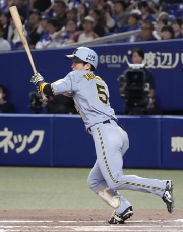 中0―3神（23日）　近本が勝ち越し打