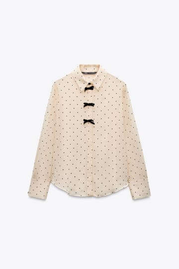 パッと華やぐ“この柄”！【ZARA】1点投入でおしゃれな「ドット柄アイテム」