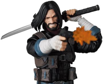 「MAFEX」でキアヌ・リーブス氏原作のアメコミ「BRZRKR」から「B」がフィギュア化！
