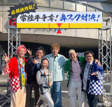 「天声慎吾」17年ぶりの大復活！　香取慎吾が鼻フック＆爆破走で全力投球
