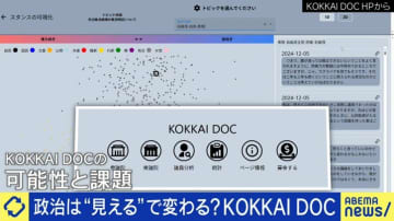 国会議員の発言をAI分析「KOKKAI DOC」が話題 開発者の大学生「日本の政治をわかりやすく可視化」ひろゆき氏も注目「10年後にすごく重要なツールになっているかも」