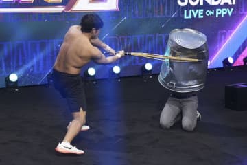 【ＡＥＷ】柴田勝頼がＰＰＶ大会で破天荒デスマッチに出撃　前哨対決もゲイブ・キッド乱入で大荒れ