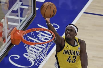 NBA、ペーサーズが2連勝　プレーオフ東カンファレンス決勝