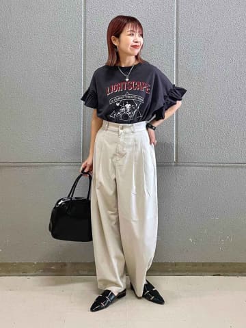 【グローバルワーク】大人カジュアルに♡「Tシャツコーデ」