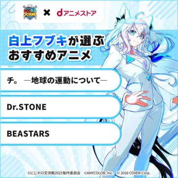 にじ＆ホロVTuber4名のおすすめアニメとは？オフイベ「にじホロ交流戦」協賛のdアニメ発表