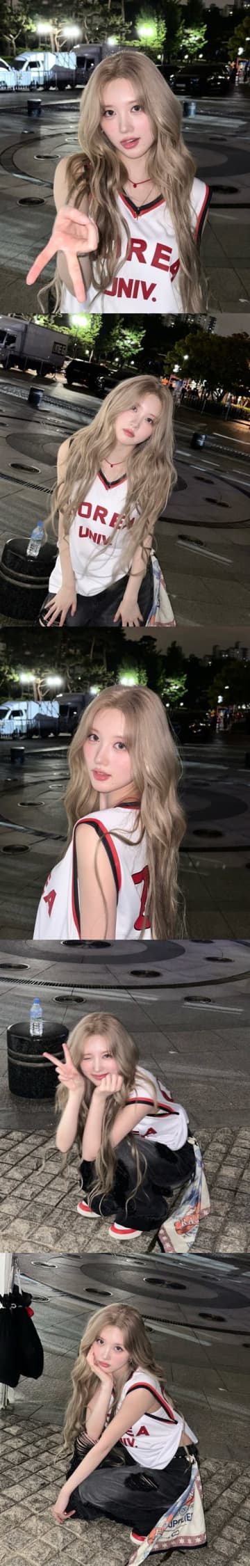 IVE・ガウル、ハイトーンヘアに大変身！舌ペロ×ギャルピースにファン悶絶「ギャルガウルたまらん…」【PHOTO】