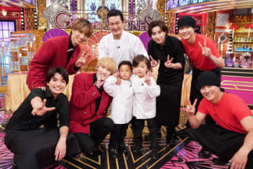 中村獅童、激似で話題の息子2人と『Golden SixTONES』参戦！　SixTONESも「かわいい～！」