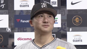 本拠地初のお立ち台は「最高です！」　巨人・泉口友汰が本拠地初HR＆決勝タイムリー「チャンスで回ってきそうな気が」