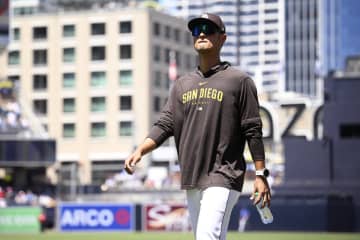 ダルビッシュが右ひじの張りでリハビリ〝頓挫〟米メディア「登板できる状態ではない」